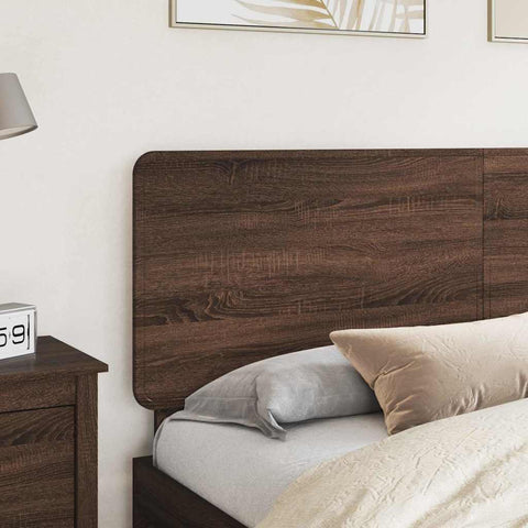 vidaXL Headboard with Headboard Brown Oak 200 cm Engineered wood