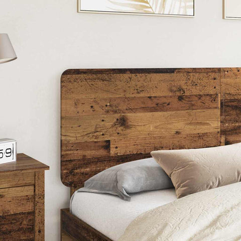vidaXL Headboard with Headboard Old Wood 200 cm Engineered wood