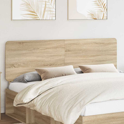 vidaXL Headboard with Headboard Sonoma Oak 180 cm Engineered wood