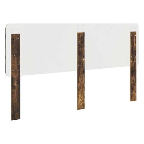 vidaXL Headboard with Headboard Smoked Oak 180 cm Engineered wood
