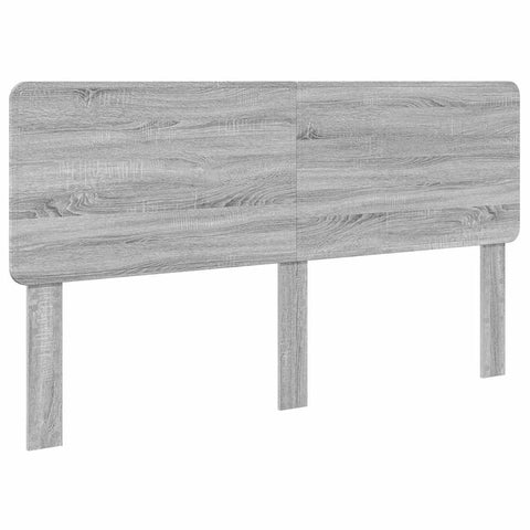vidaXL Headboard with Headboard Grey Sonoma 180 cm Engineered wood