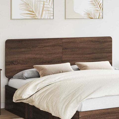 vidaXL Headboard with Headboard Brown Oak 180 cm Engineered wood