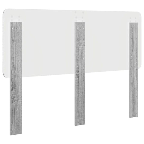 vidaXL Headboard with Headboard Grey Sonoma 160 cm Engineered wood