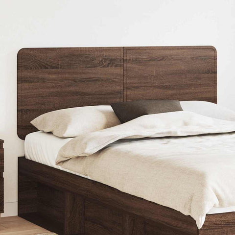 vidaXL Headboard with Headboard Brown Oak 160 cm Engineered wood