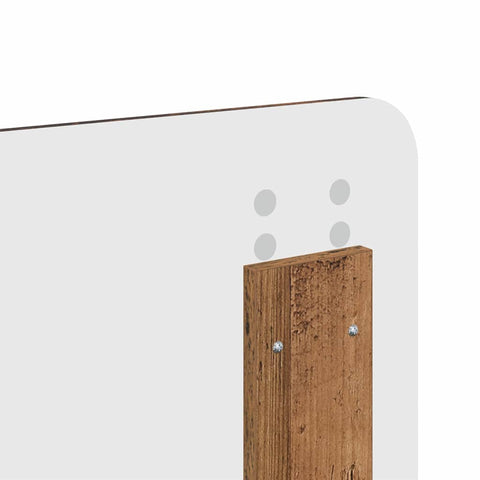 vidaXL Headboard with Headboard Old Wood 160 cm Engineered wood