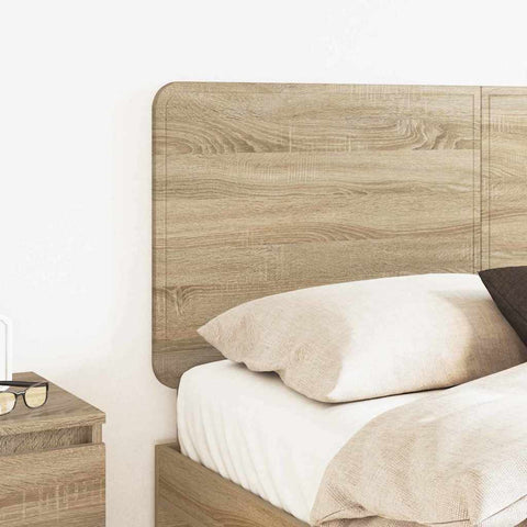 vidaXL Headboard with Headboard Sonoma Oak 150 cm Engineered wood