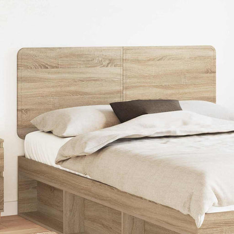 vidaXL Headboard with Headboard Sonoma Oak 150 cm Engineered wood
