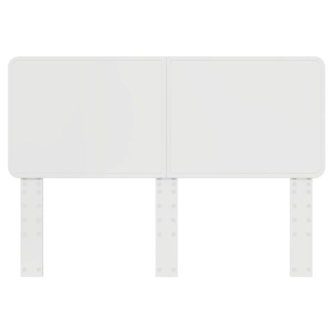 vidaXL Headboard with Headboard Gloss White 150 cm Engineered wood