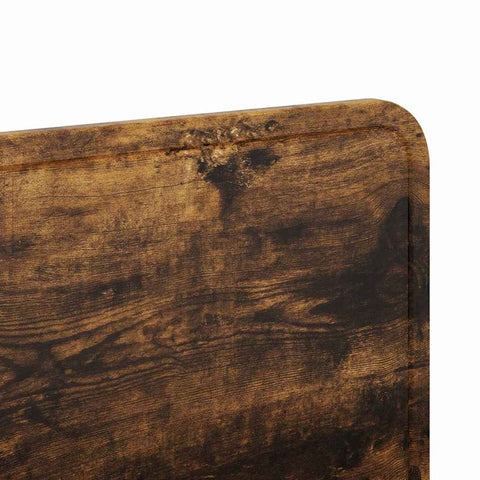 vidaXL Headboard with Headboard Smoked Oak 150 cm Engineered wood