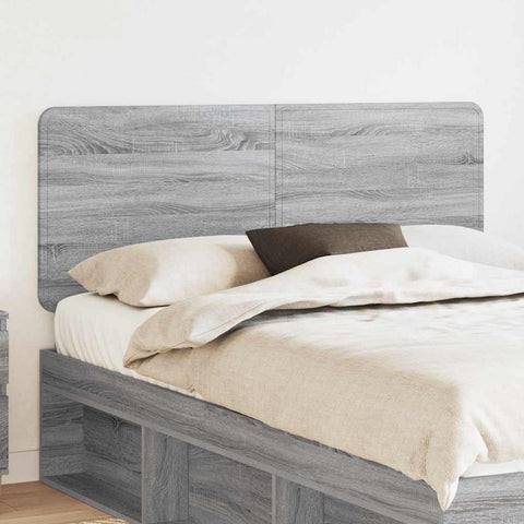 vidaXL Headboard with Headboard Grey Sonoma 150 cm Engineered wood