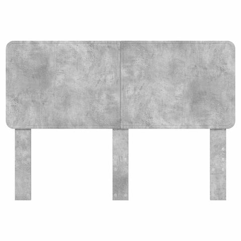 vidaXL Headboard with Headboard Concrete Grey 140 cm Engineered wood