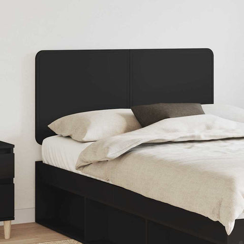 vidaXL Headboard with Headboard Black Oak 135 cm Engineered wood