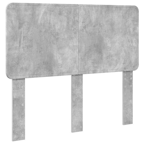 vidaXL Headboard with Headboard Concrete Grey 135 cm Engineered wood