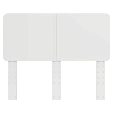 vidaXL Headboard with Headboard Gloss White 135 cm Engineered wood