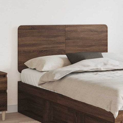 vidaXL Headboard with Headboard Brown Oak 135 cm Engineered wood