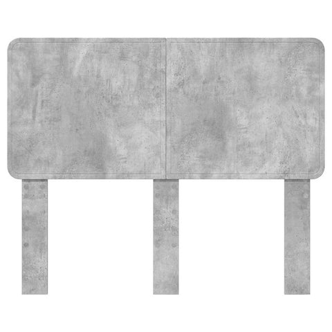vidaXL Headboard with Headboard Concrete Grey 120 cm Engineered wood
