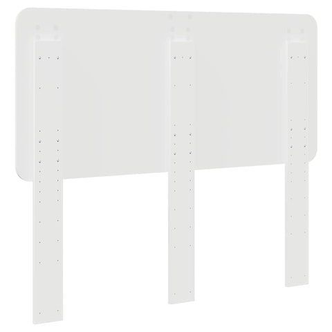 vidaXL Headboard with Headboard Gloss White 120 cm Engineered wood