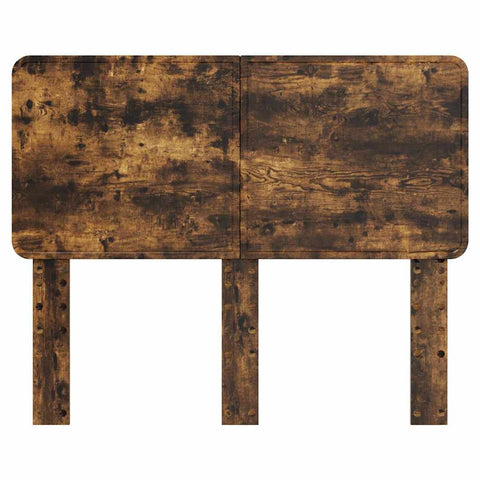 vidaXL Headboard with Headboard Smoked Oak 120 cm Engineered wood