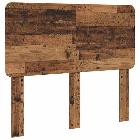 vidaXL Headboard with Headboard Old Wood 120 cm Engineered wood