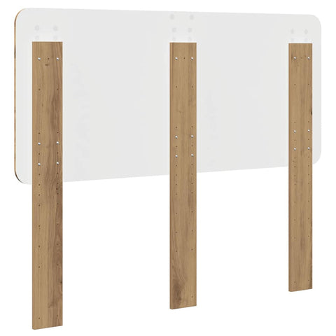 vidaXL Headboard with Headboard Artisan Oak 120 cm Engineered wood