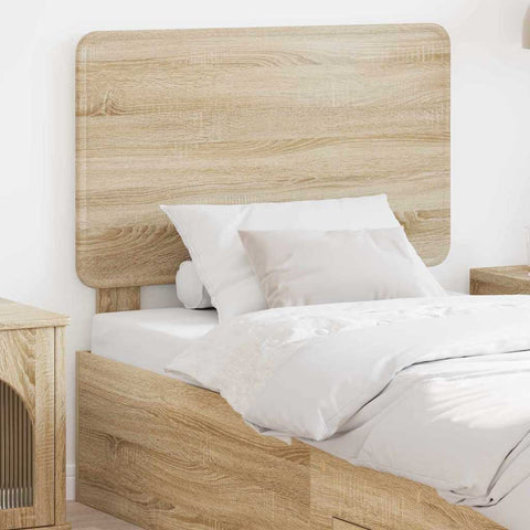 vidaXL Headboard with Headboard Sonoma Oak 100 cm Engineered wood