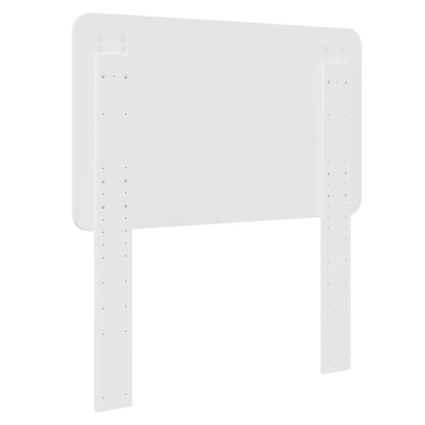 vidaXL Headboard with Headboard Gloss White 100 cm Engineered wood