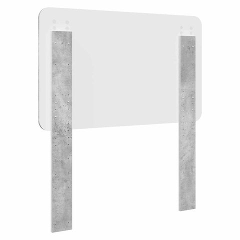 vidaXL Headboard with Headboard Concrete Grey 90 cm Engineered wood