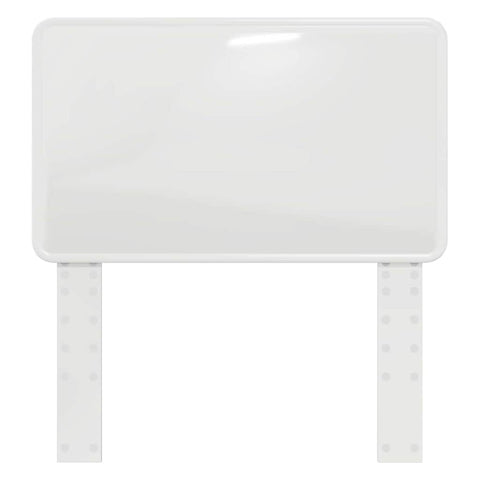 vidaXL Headboard with Headboard Gloss White 90 cm Engineered wood