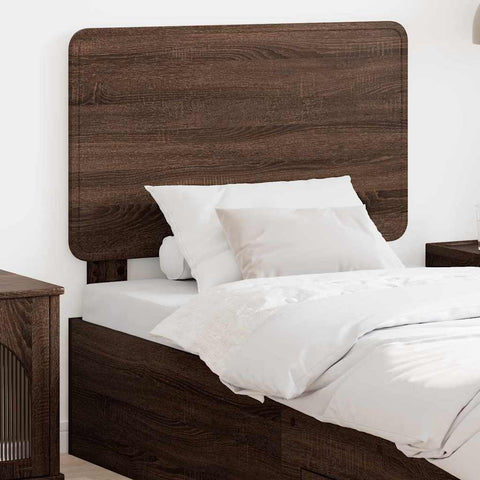 vidaXL Headboard with Headboard Brown Oak 90 cm Engineered wood
