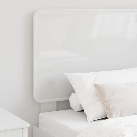 vidaXL Headboard with Headboard Gloss White 80 cm Engineered wood