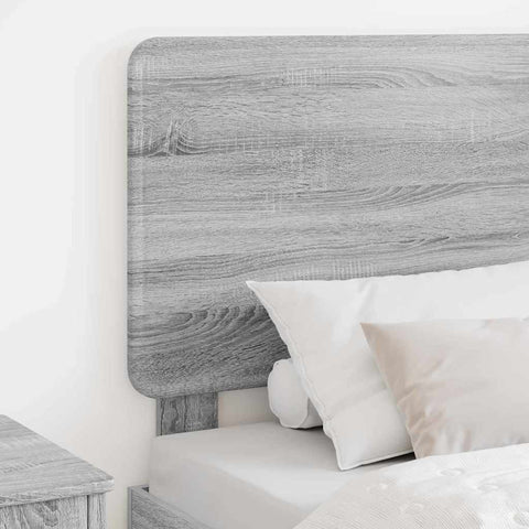 vidaXL Headboard with Headboard Grey Sonoma 80 cm Engineered wood