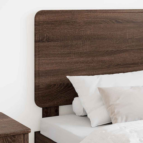 vidaXL Headboard with Headboard Brown Oak 80 cm Engineered wood