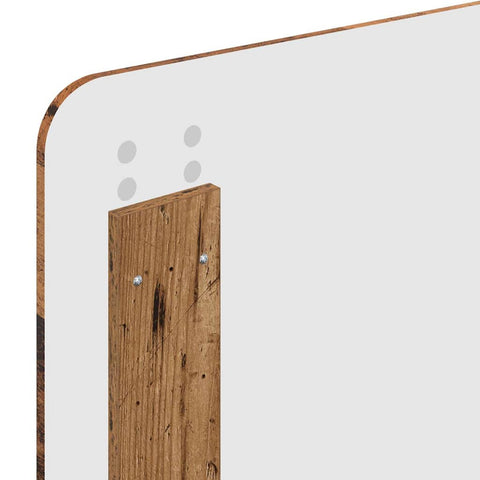 vidaXL Headboard with Headboard Old Wood 80 cm Engineered wood