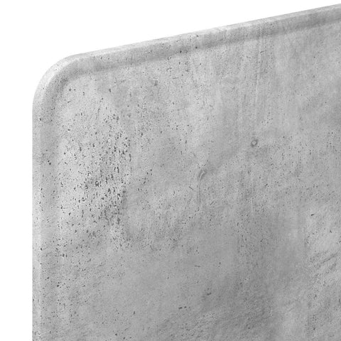 vidaXL Headboard with Headboard Concrete Grey 75 cm Engineered wood