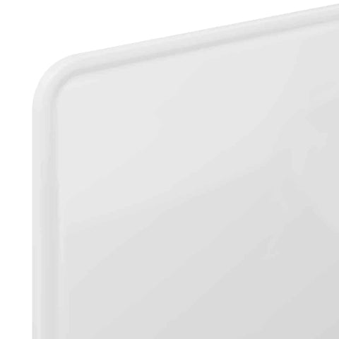 vidaXL Headboard with Headboard Gloss White 75 cm Engineered wood