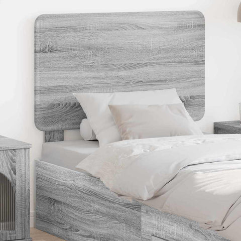 vidaXL Headboard with Headboard Grey Sonoma 75 cm Engineered wood