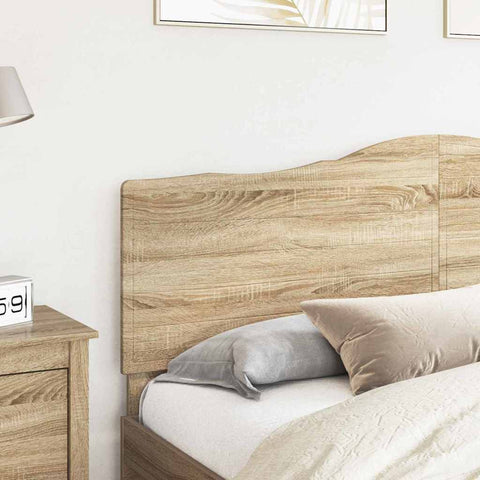 vidaXL Headboard with Headboard Sonoma Oak 200 cm Engineered wood