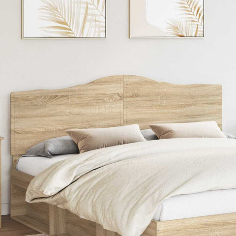 vidaXL Headboard with Headboard Sonoma Oak 200 cm Engineered wood