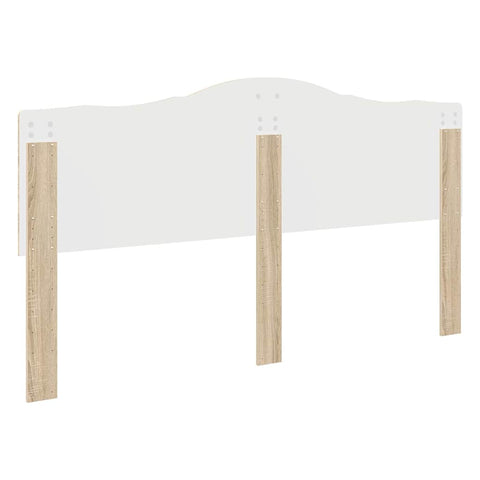 vidaXL Headboard with Headboard Sonoma Oak 200 cm Engineered wood