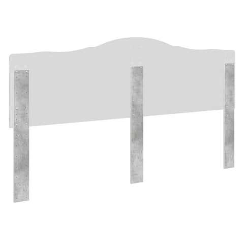 vidaXL Headboard with Headboard Concrete Grey 200 cm Engineered wood