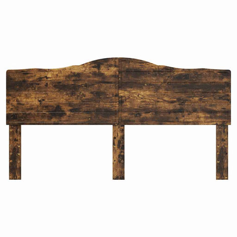 vidaXL Headboard with Headboard Smoked Oak 200 cm Engineered wood