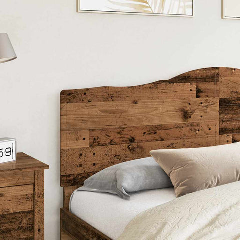 vidaXL Headboard with Headboard Old Wood 200 cm Engineered wood
