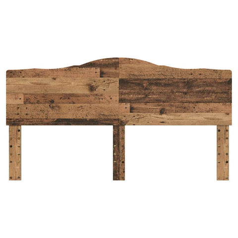 vidaXL Headboard with Headboard Old Wood 200 cm Engineered wood