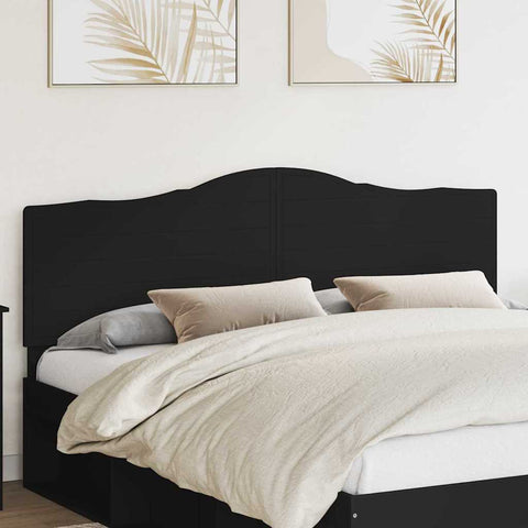 vidaXL Headboard with Headboard Black Oak 180 cm Engineered wood