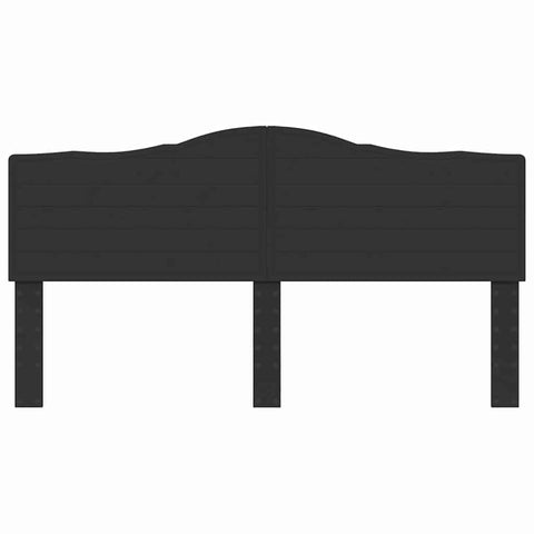 vidaXL Headboard with Headboard Black Oak 180 cm Engineered wood