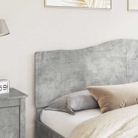 vidaXL Headboard with Headboard Concrete Grey 180 cm Engineered wood