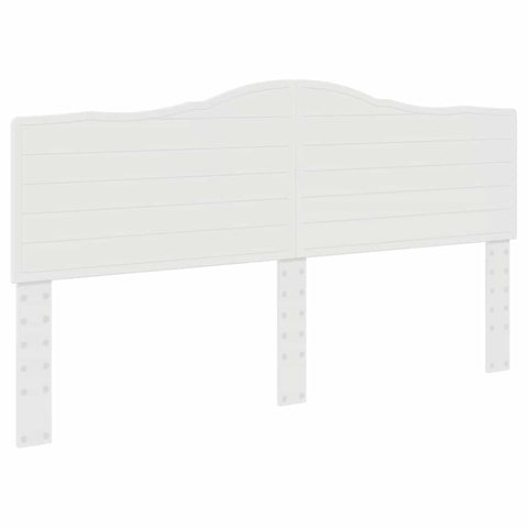 vidaXL Headboard with Headboard Gloss White 180 cm Engineered wood