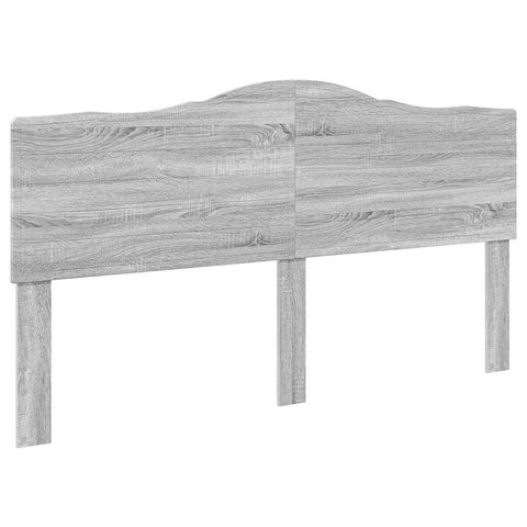 vidaXL Headboard with Headboard Grey Sonoma 180 cm Engineered wood
