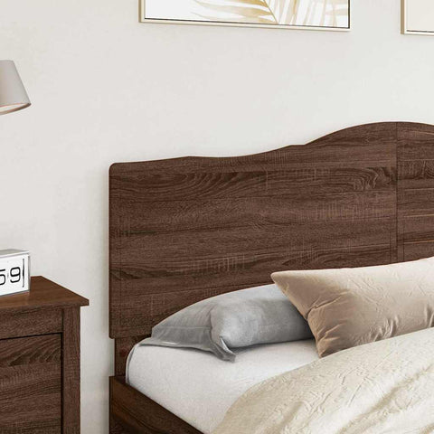 vidaXL Headboard with Headboard Brown Oak 180 cm Engineered wood
