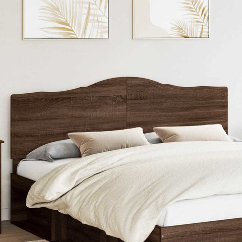 vidaXL Headboard with Headboard Brown Oak 180 cm Engineered wood